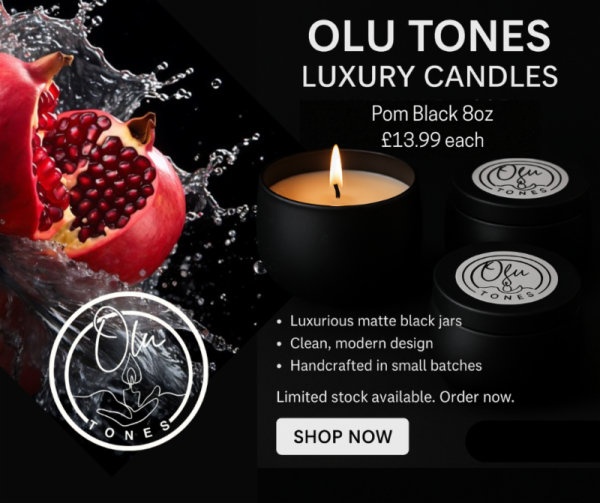 Pom Black 8oz Candle