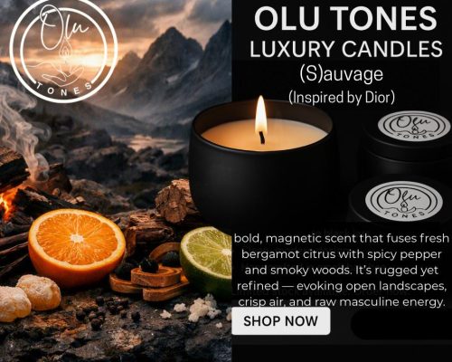Sauvage (Inspired by Dior) Candle by Olu Tones LTD